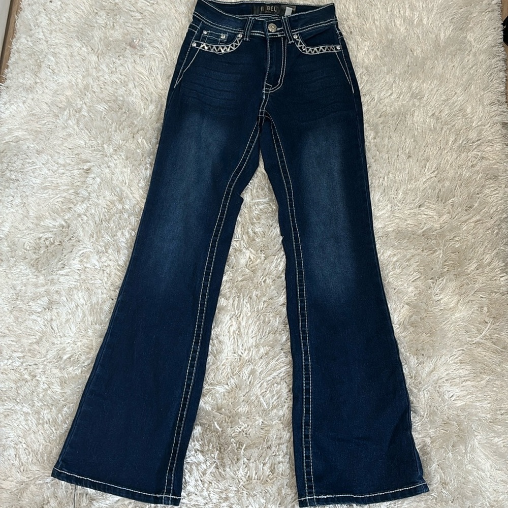 size 0 Y2k jeans
